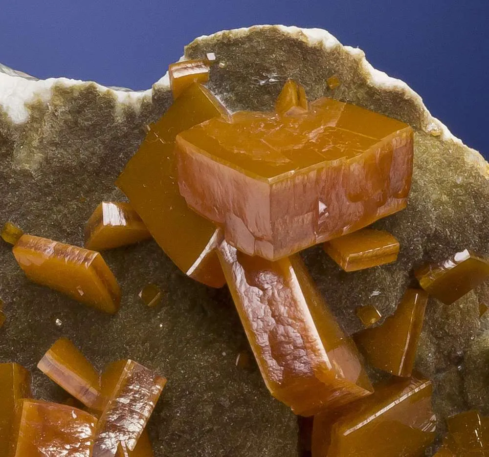 Wulfenite With Descloizite - image 3
