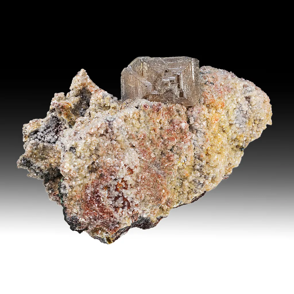 Wulfenite with Dolomite image