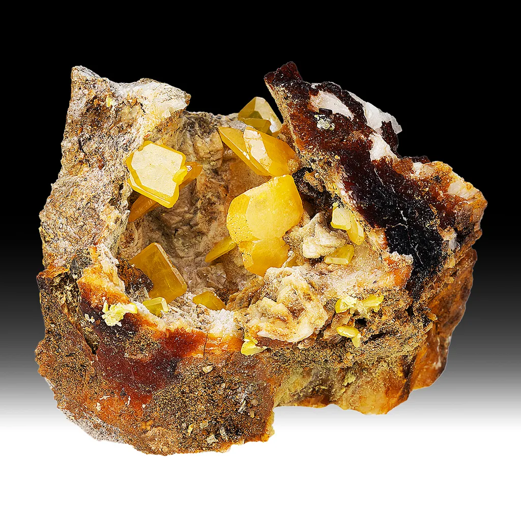 Wulfenite with Dolomite image