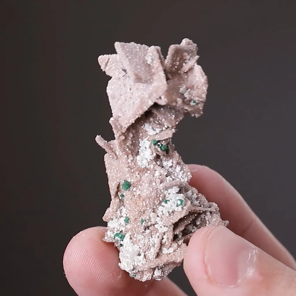 Wulfenite with Dolomite Cerussite and Malachite - image 2