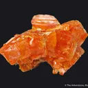 Wulfenite with Hyalite Opal (fl) - image 1