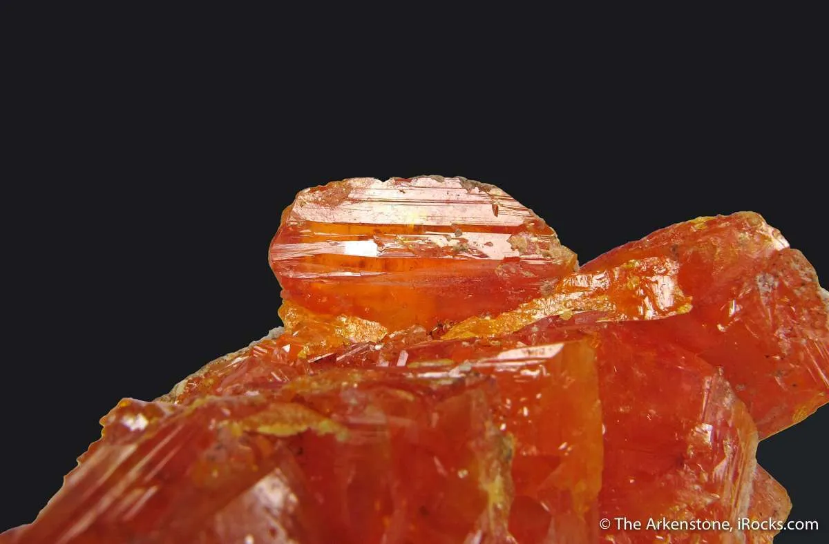 Wulfenite with Hyalite Opal (fl) - image 2