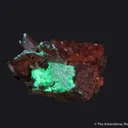 Wulfenite with Hyalite Opal (fl) - image 5
