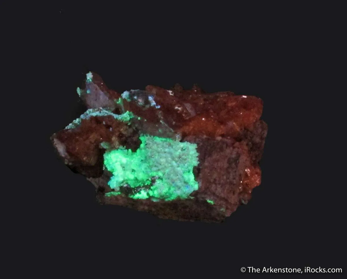 Wulfenite with Hyalite Opal (fl) - image 5