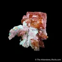 Wulfenite with Malachite - image 1