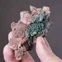 Wulfenite with Malachite - image 2