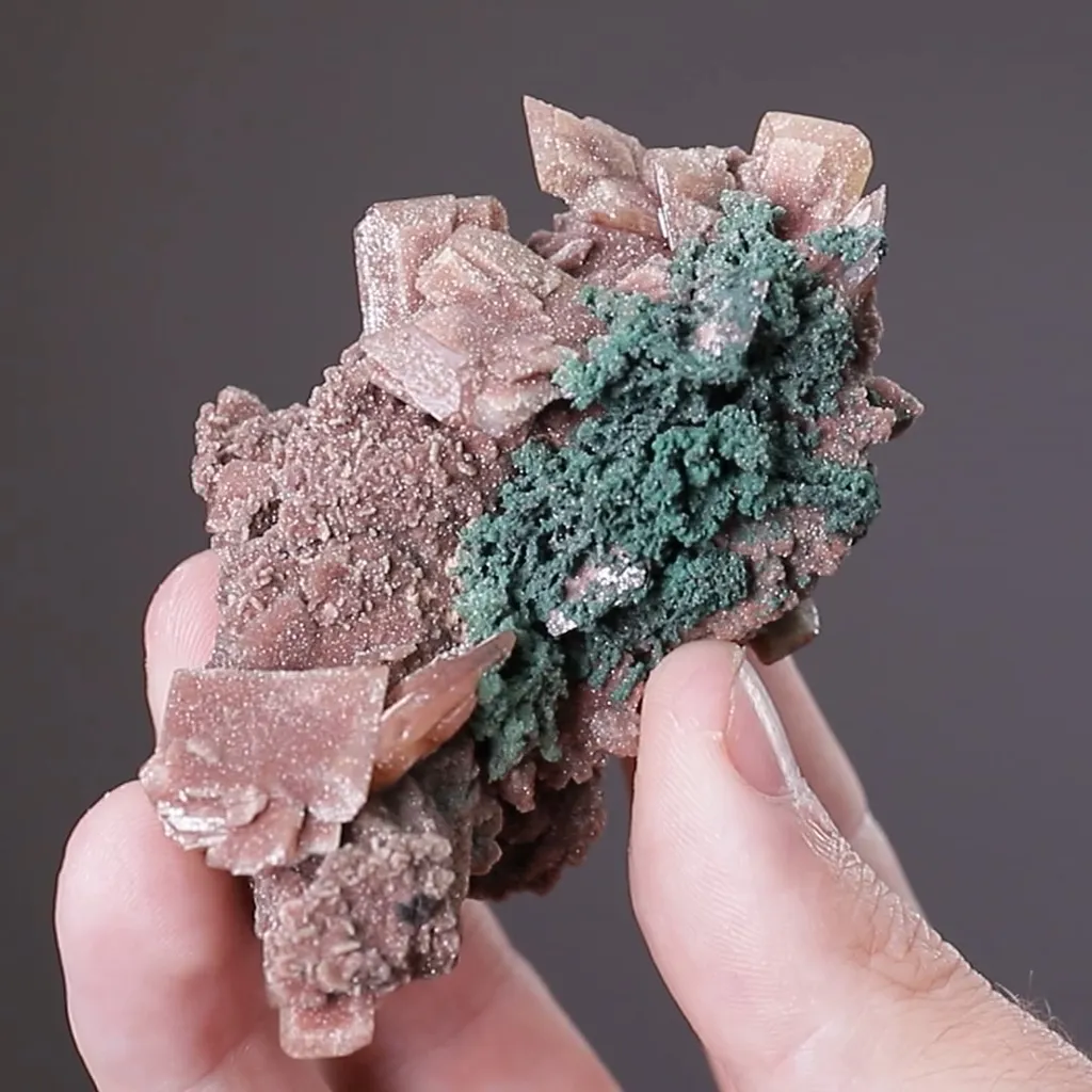 Wulfenite with Malachite image