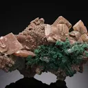 Wulfenite with Malachite - image 1