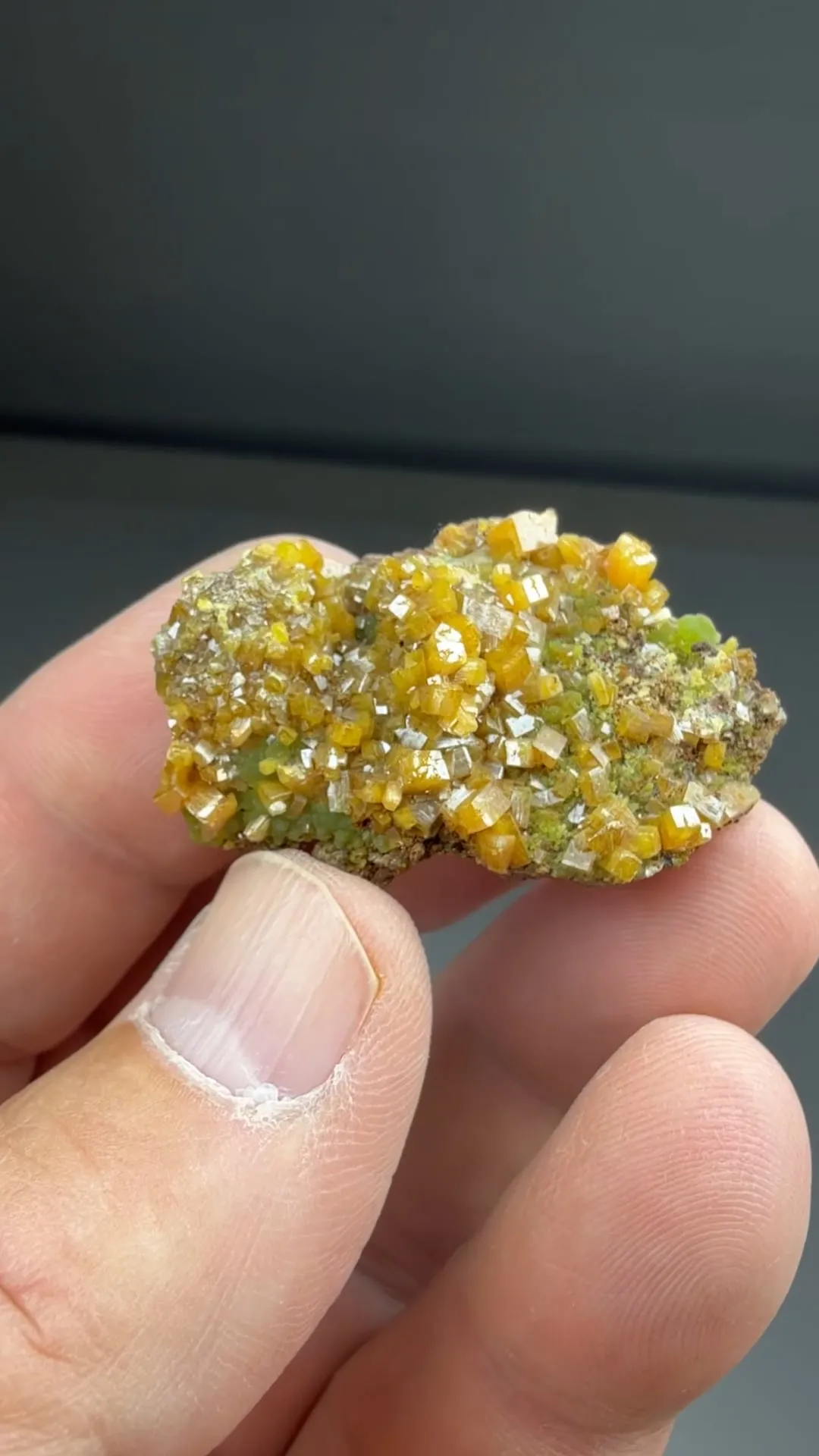 Wulfenite with Mimetite - image 2