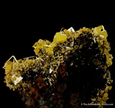 Wulfenite with Mimetite