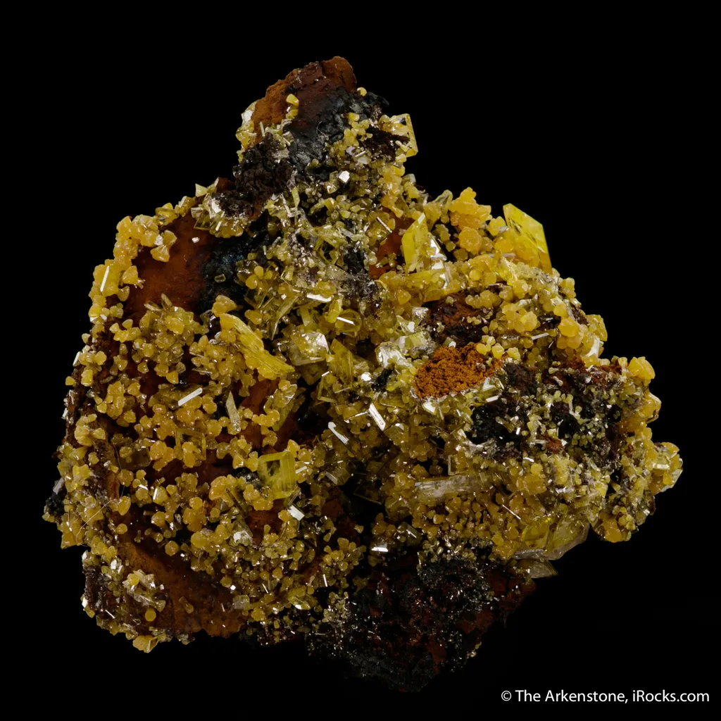 Wulfenite with Mimetite - image 3