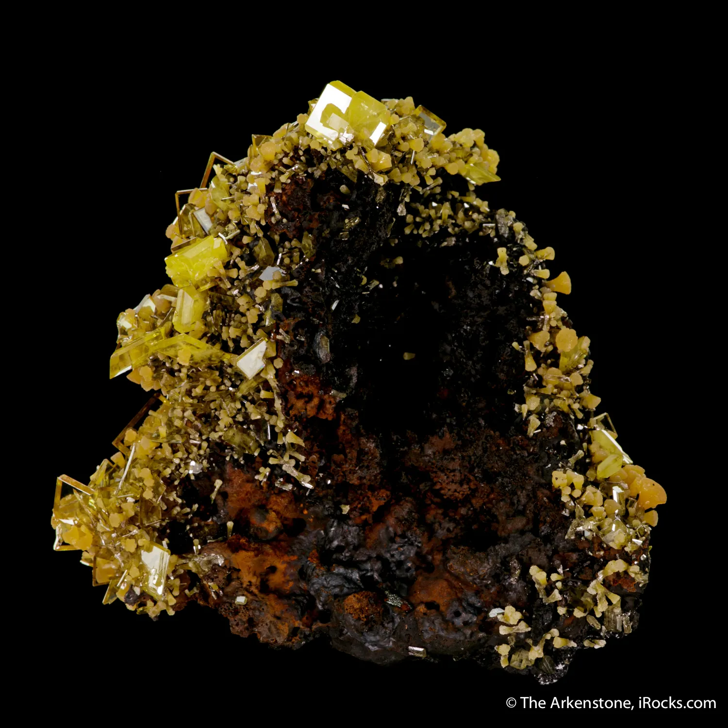 Wulfenite with Mimetite - image 4
