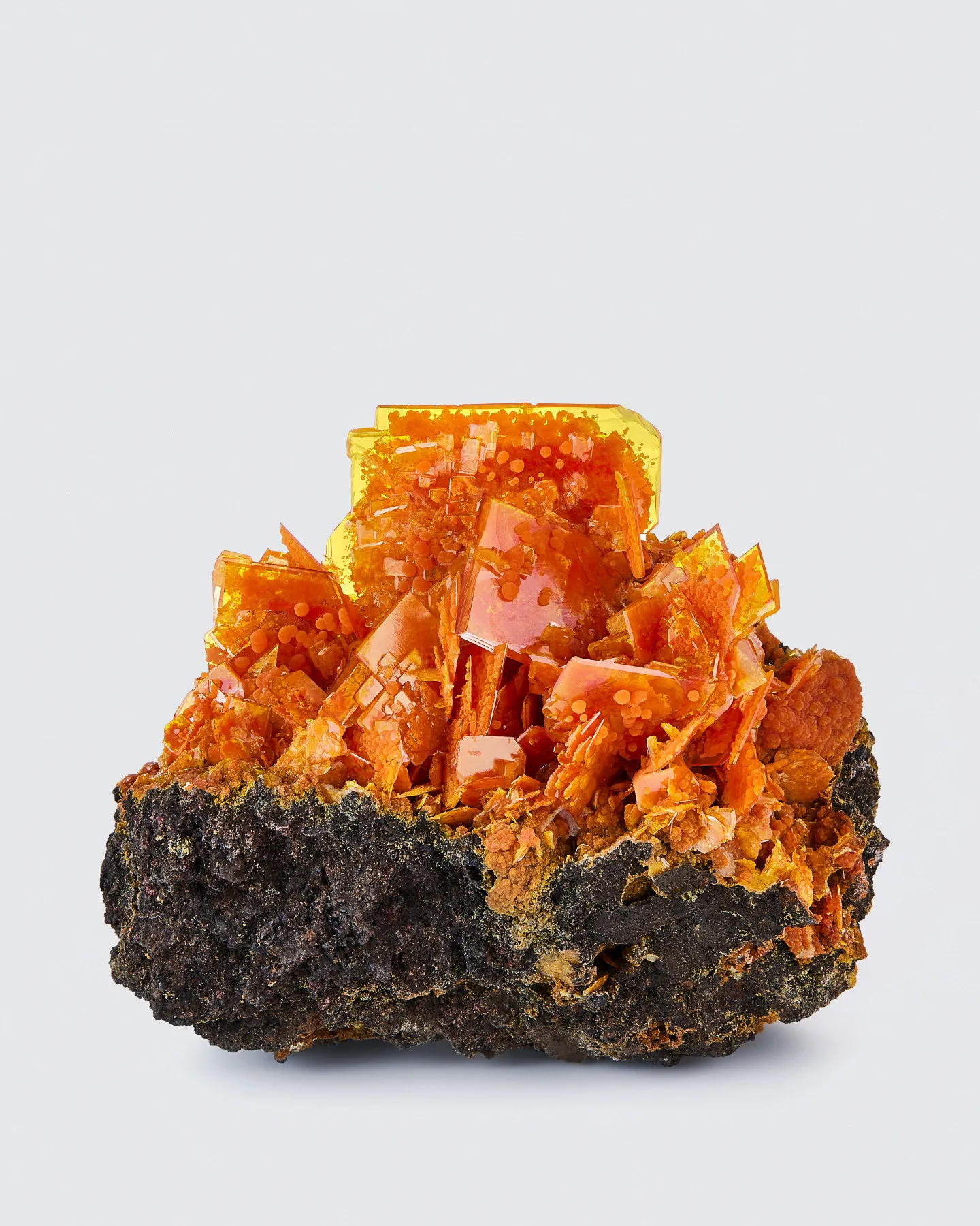 Wulfenite with Mimetite - image 2
