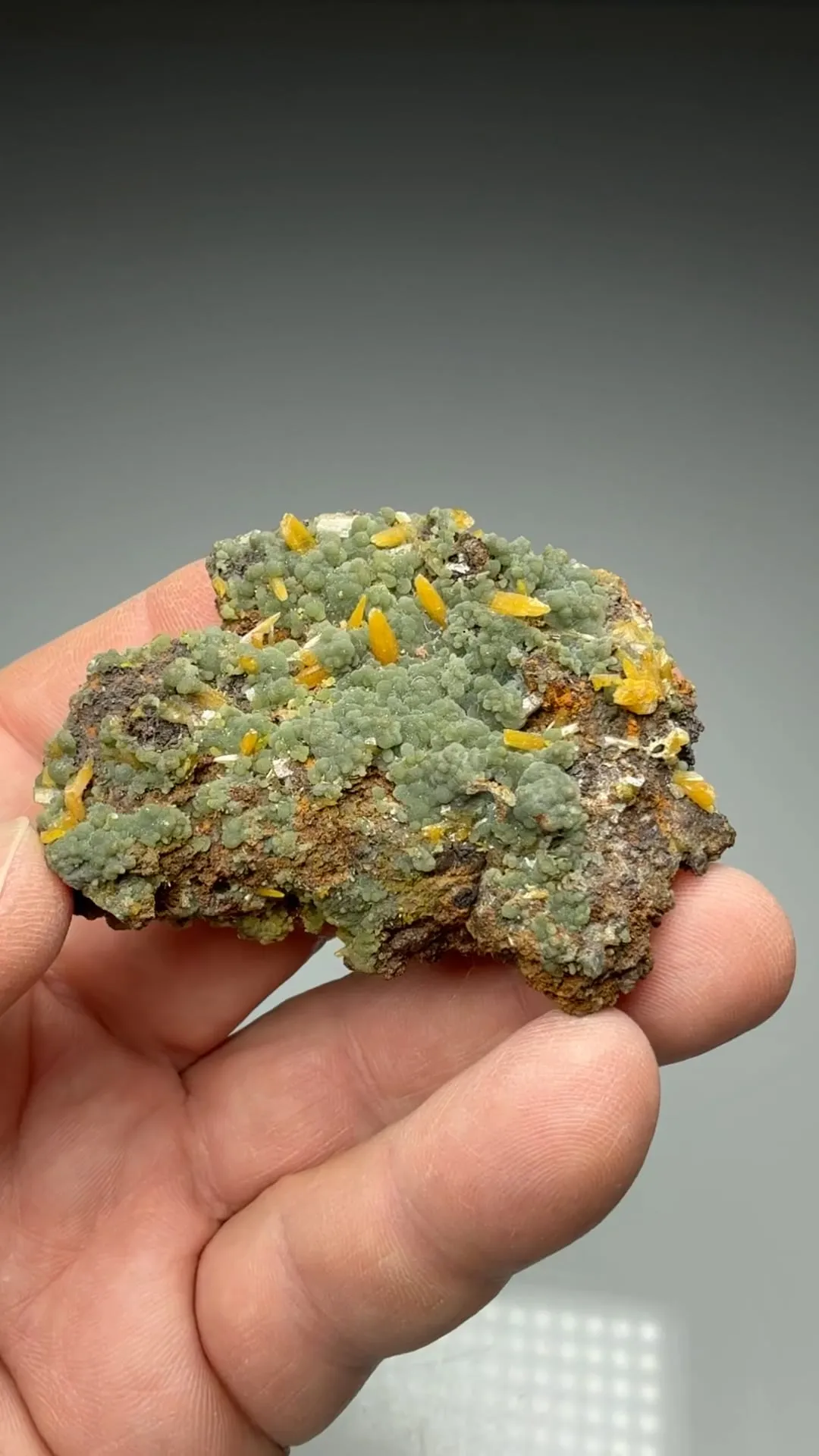 Wulfenite with Mimetite - image 2