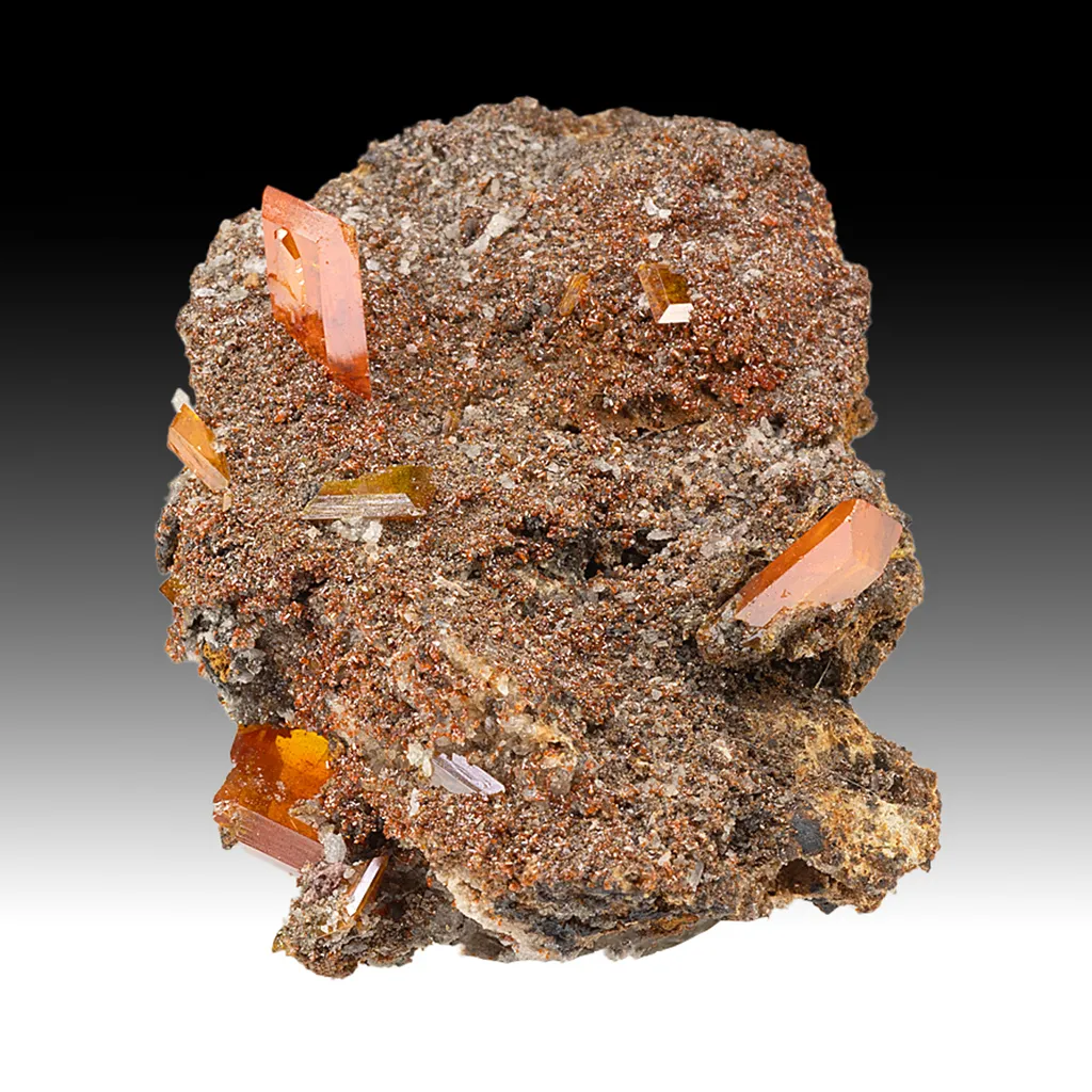 Wulfenite with Mimetite image