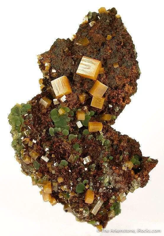 Wulfenite With Mimetite image