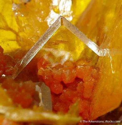 Wulfenite With Mimetite - image 2