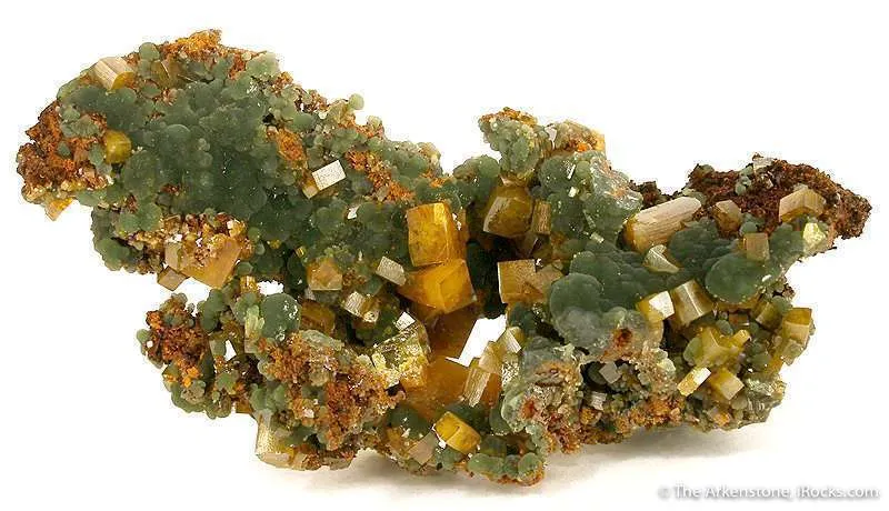 Wulfenite With Mimetite image