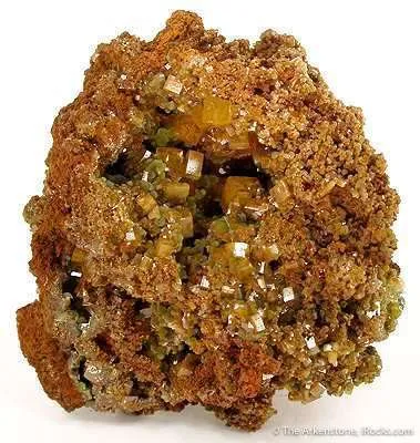 Wulfenite With Mimetite (2 Pockets on The Same Specimen) - image 3