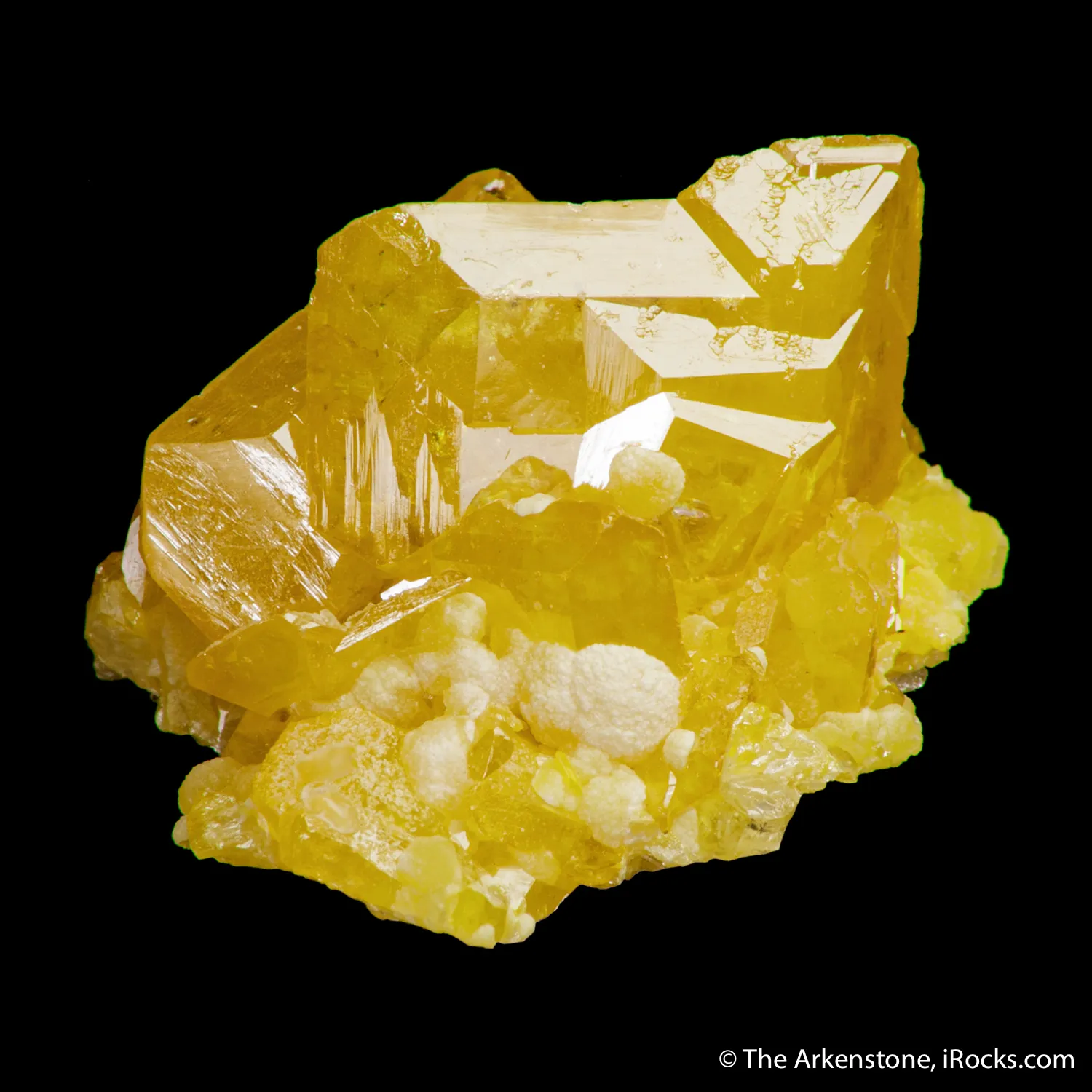 Wulfenite with Mimetite - image 1