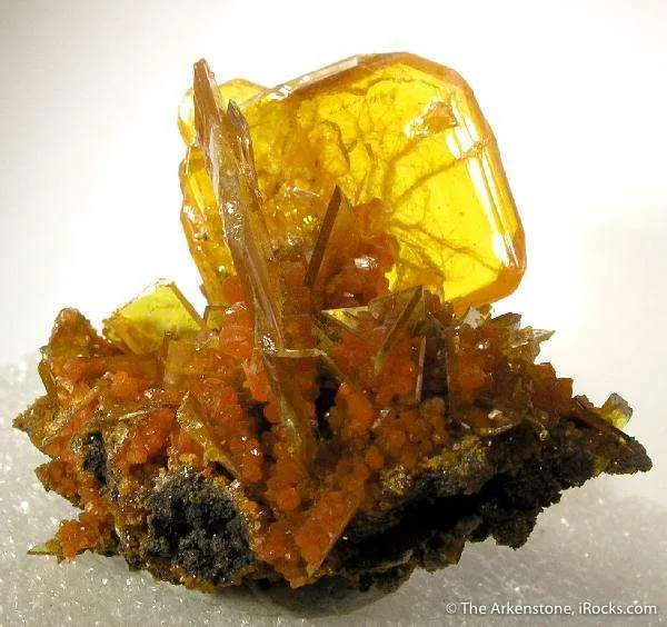 Wulfenite With Mimetite image