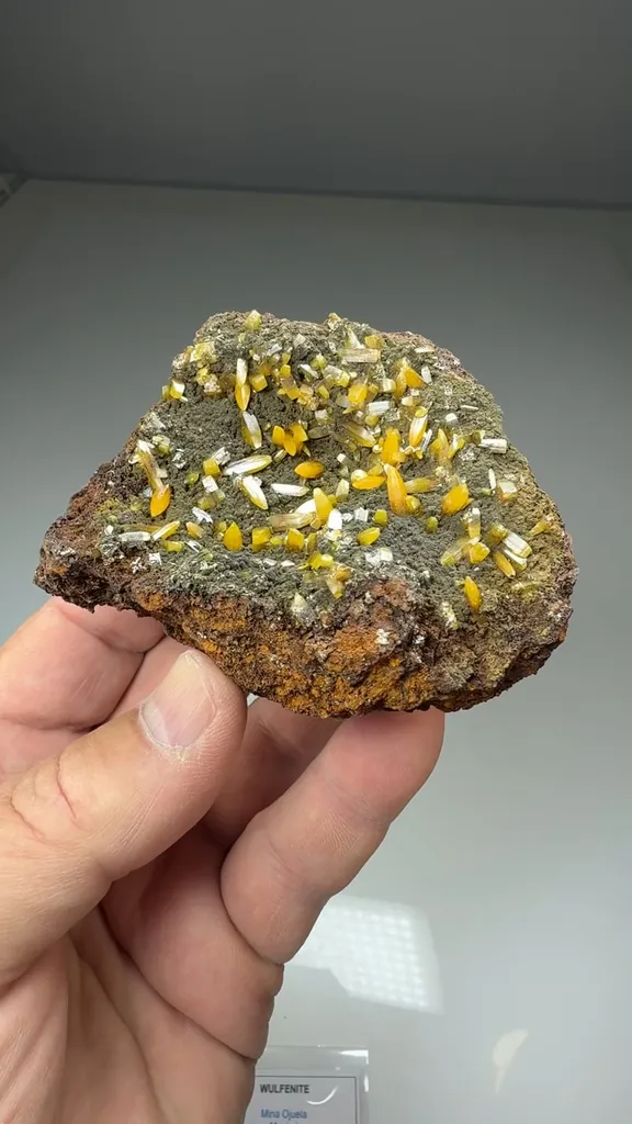 Wulfenite with Mimetite - image 2