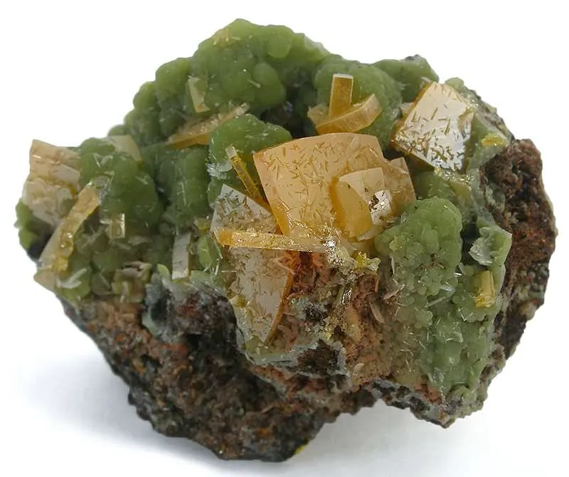 Wulfenite With Mimetite image