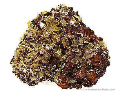 Wulfenite With Mimetite image