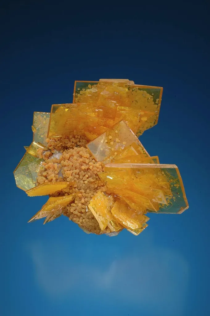 Wulfenite With Mimetite image