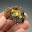 Wulfenite with Mimetite - image 2