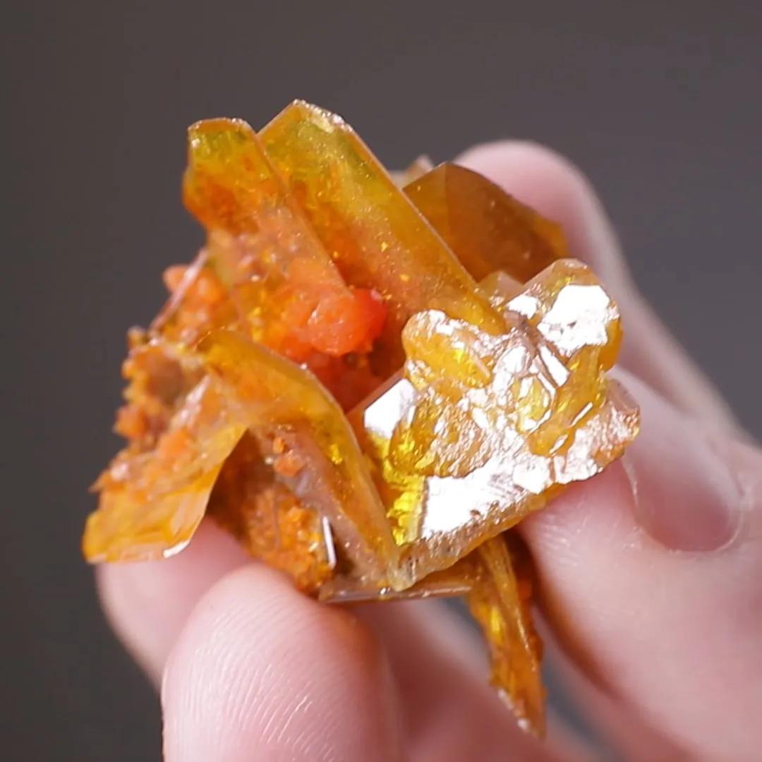 Wulfenite with Mimetite - image 2