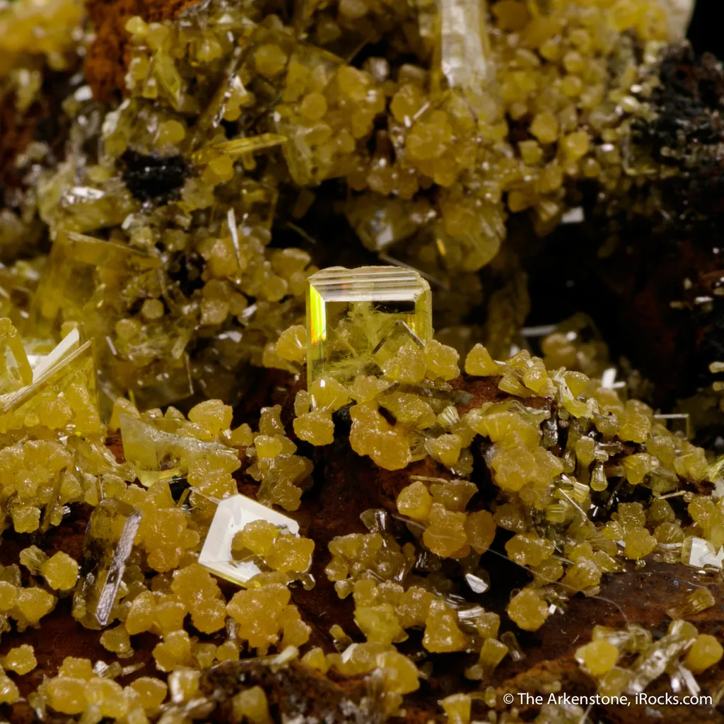 Wulfenite with Mimetite - image 4