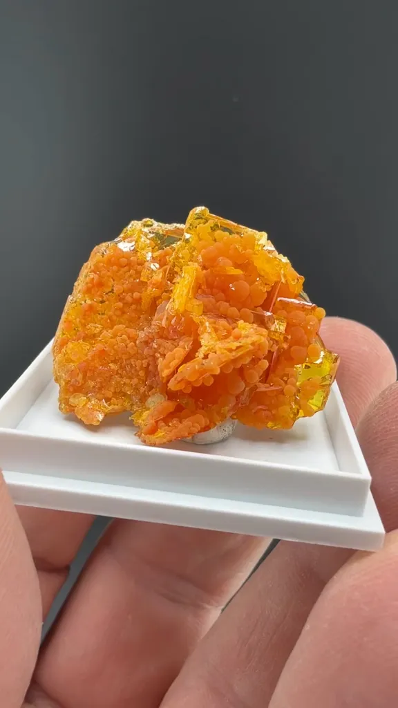 Wulfenite with Mimetite image