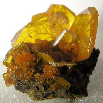 Wulfenite With Mimetite - image 4