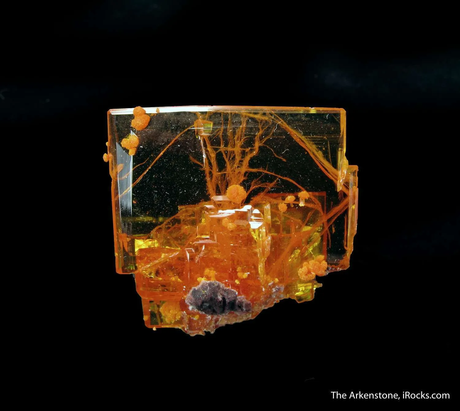 Wulfenite with Mimetite - image 4