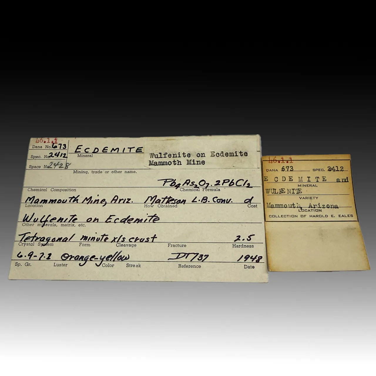 Wulfenite with Mimetite - image 2