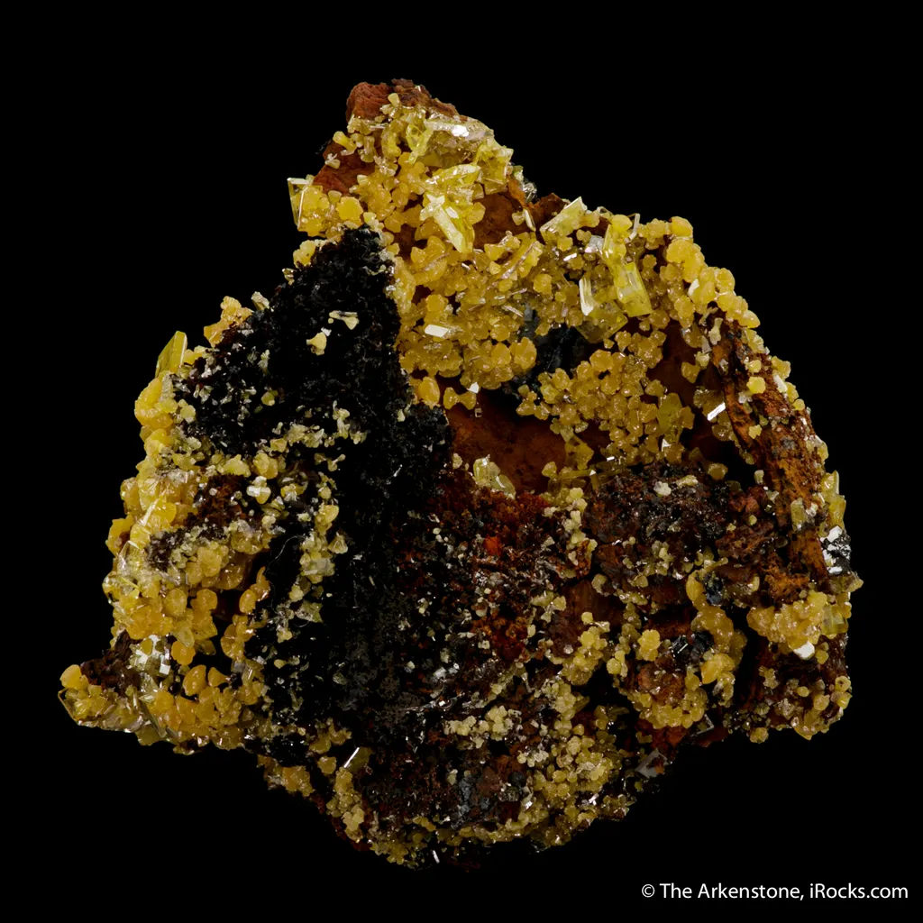 Wulfenite with Mimetite - image 2