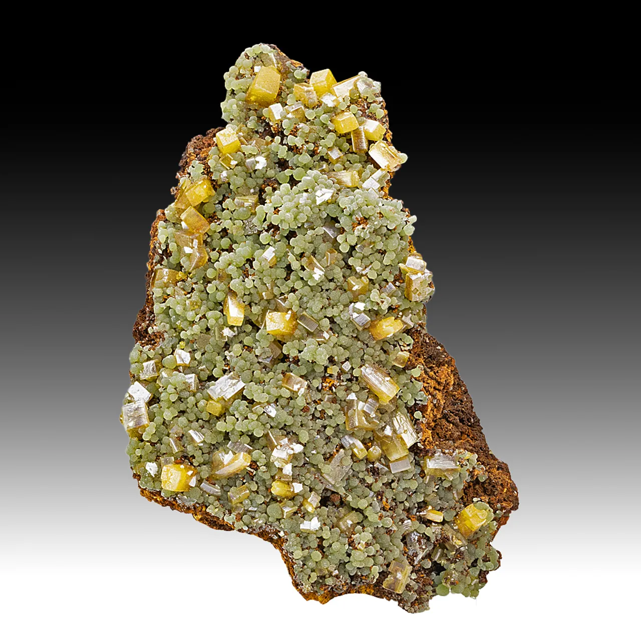 Wulfenite with Mimetite - image 1