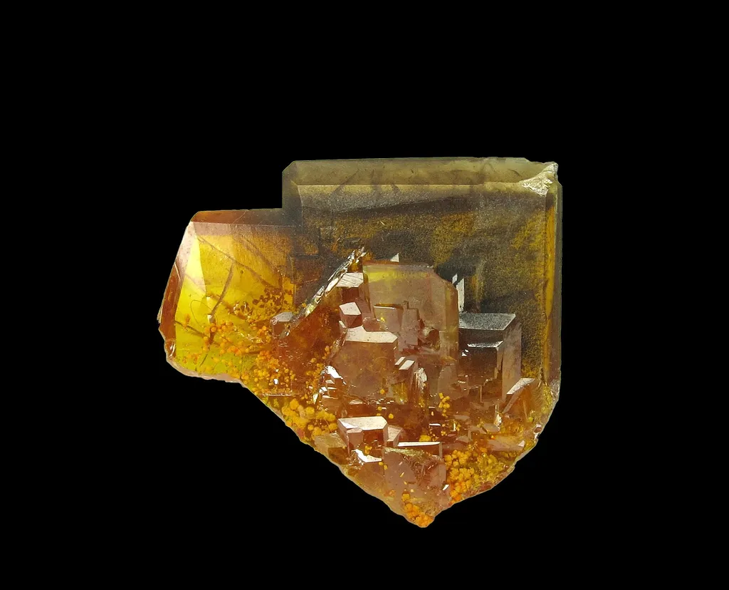 Wulfenite with Mimetite - image 4