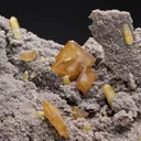 Wulfenite with Mimetite - image 1