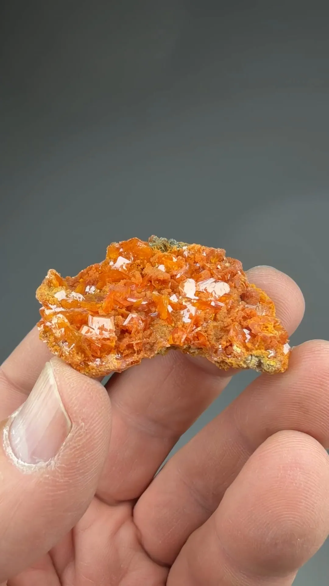 Wulfenite with Mimetite - image 3