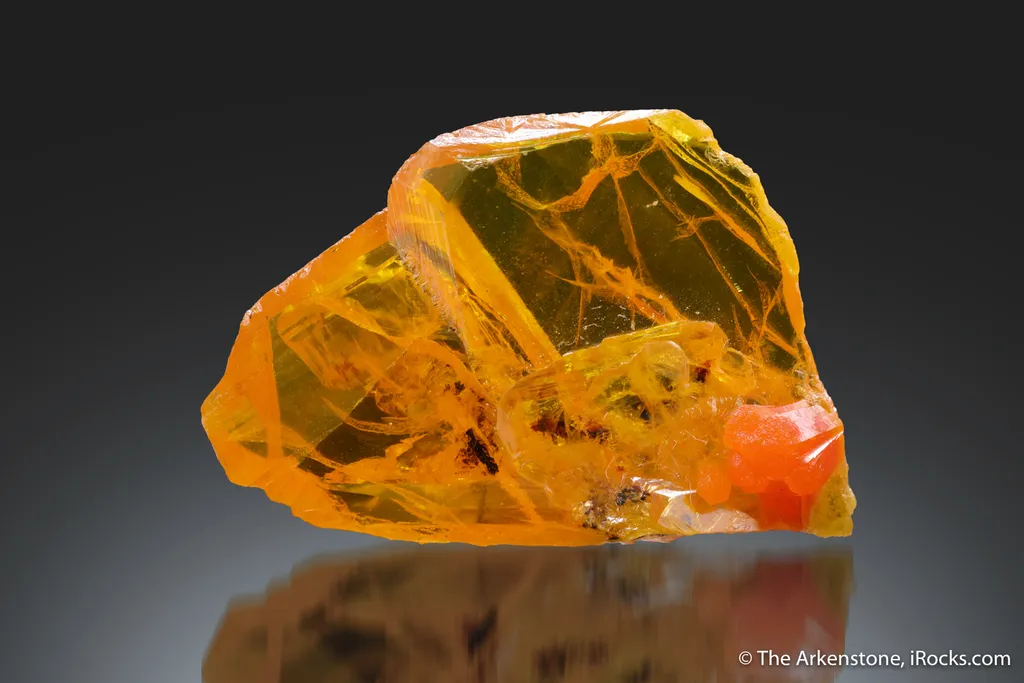 Wulfenite with Mimetite image
