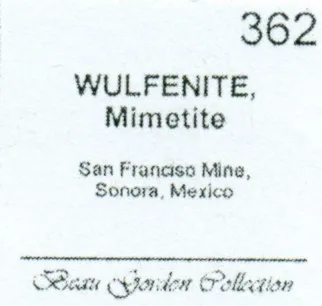 Wulfenite with Mimetite - image 5