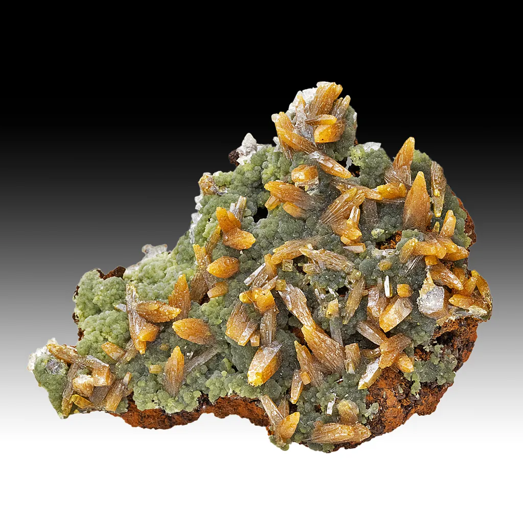 Wulfenite with Mimetite image