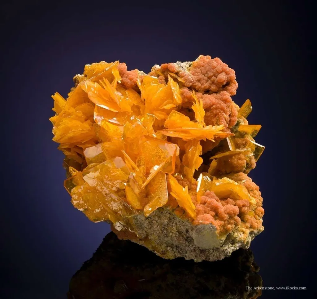 Wulfenite With Mimetite - image 2