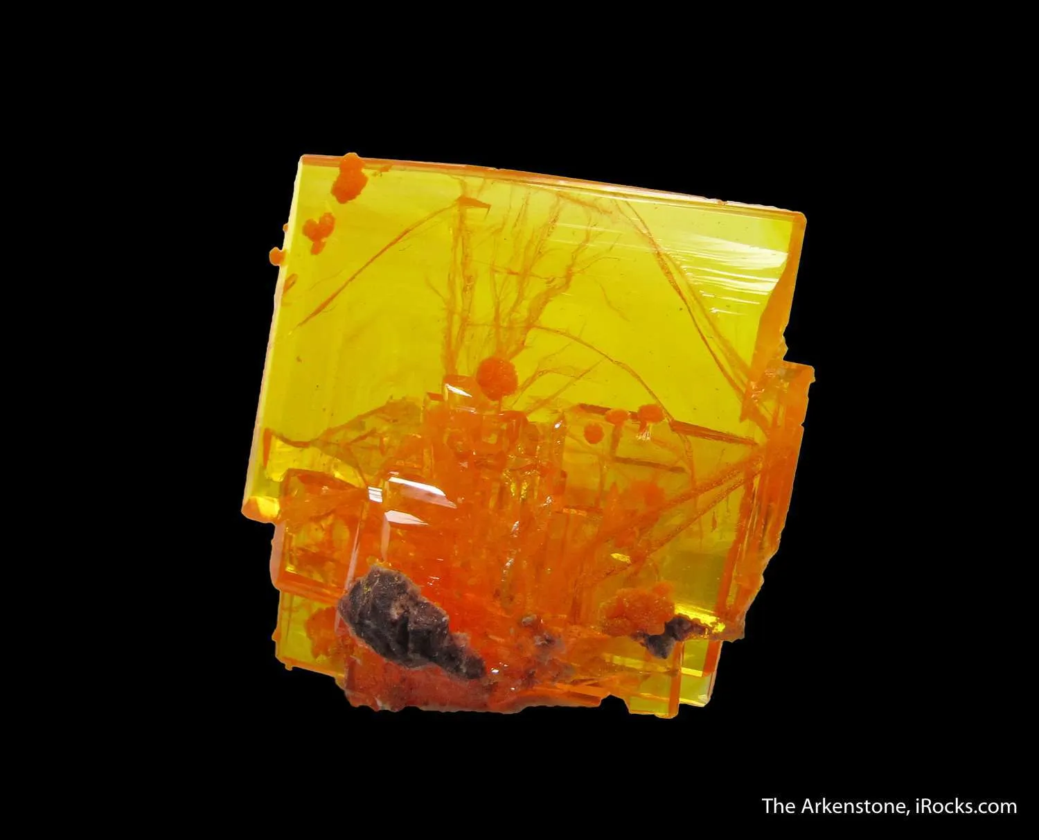 Wulfenite with Mimetite - image 2