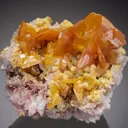 Wulfenite with Mimetite - image 1
