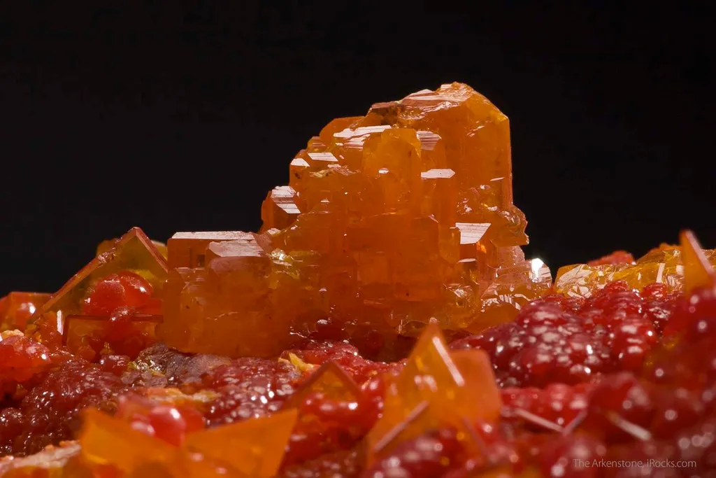 Wulfenite with Mimetite - image 3