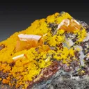 Wulfenite with Mimetite, Barite - image 1