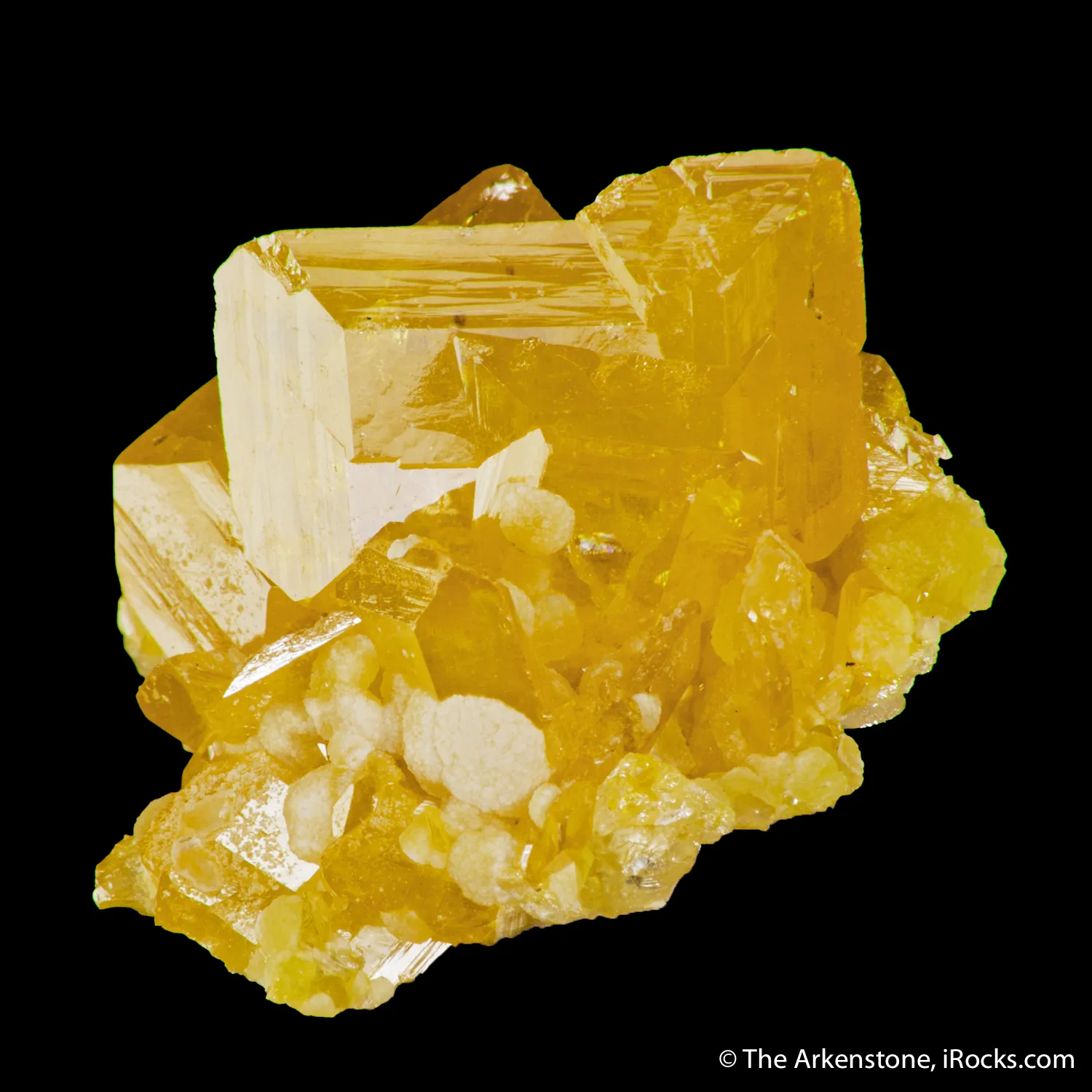 Wulfenite with Mimetite - image 4